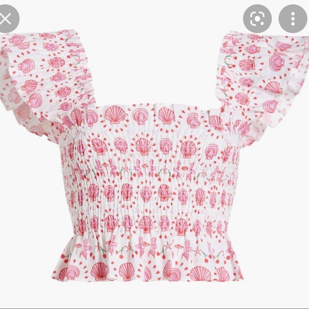 Paz Top in Mermaid Size S 🧜🏻‍♀️ Hill House Home